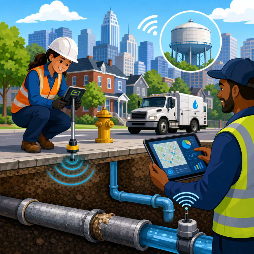 Urban Tech for Lead Pipe Detection and Water System Monitoring