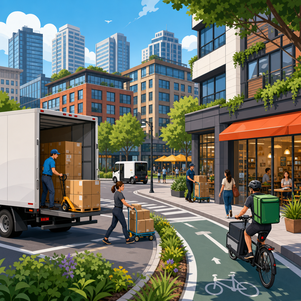 Freight, Loading, and Last-Mile Logistics in Mixed-Use Districts