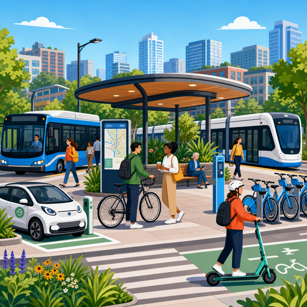 Mobility Hubs Explained for Transit Agencies and City Planners