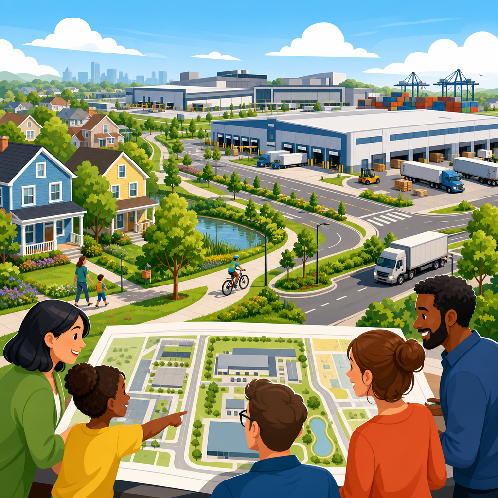 Planning for Warehouse, Industrial, and Logistics Growth Near Neighborhoods