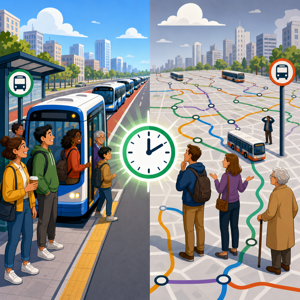 Why Transit Frequency Matters More Than Route Coverage in Many Cities