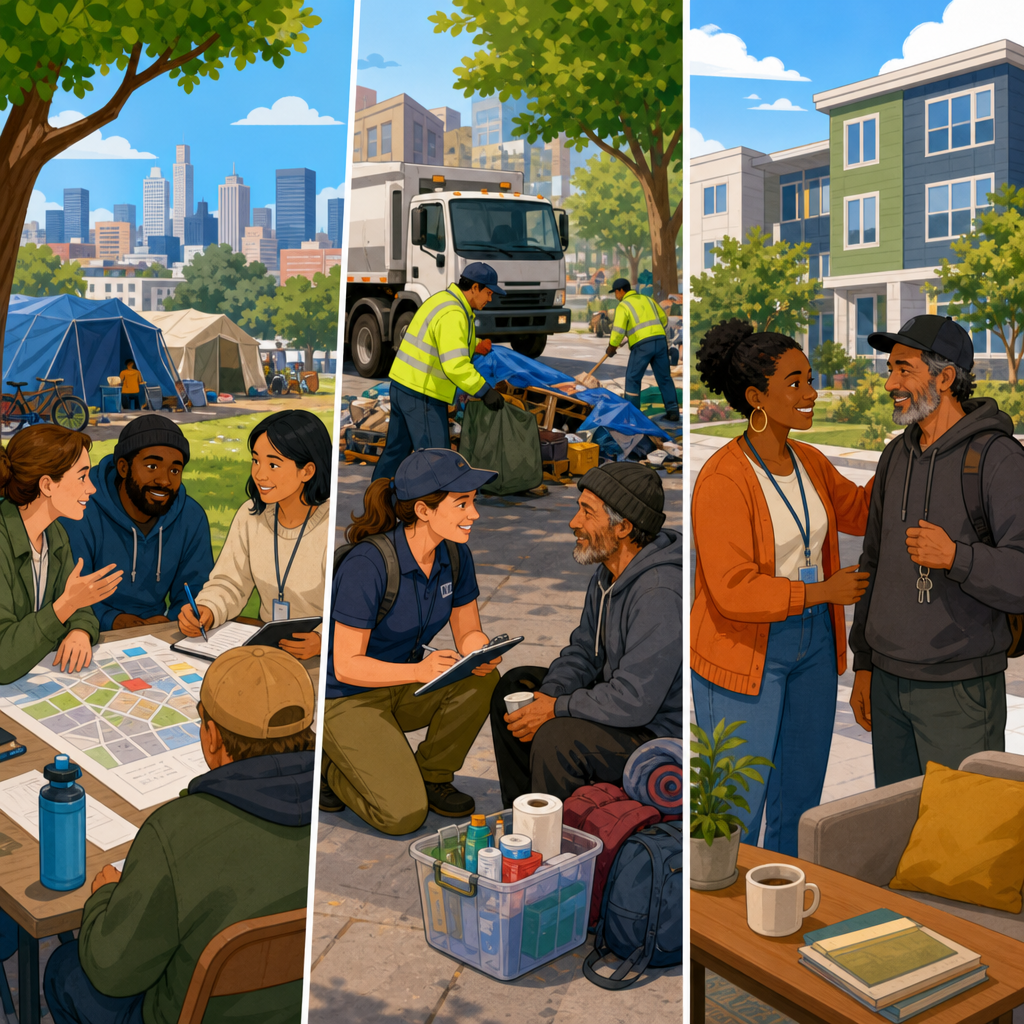 Encampment Policy: What Cities Should Do Before, During, and After Sweeps