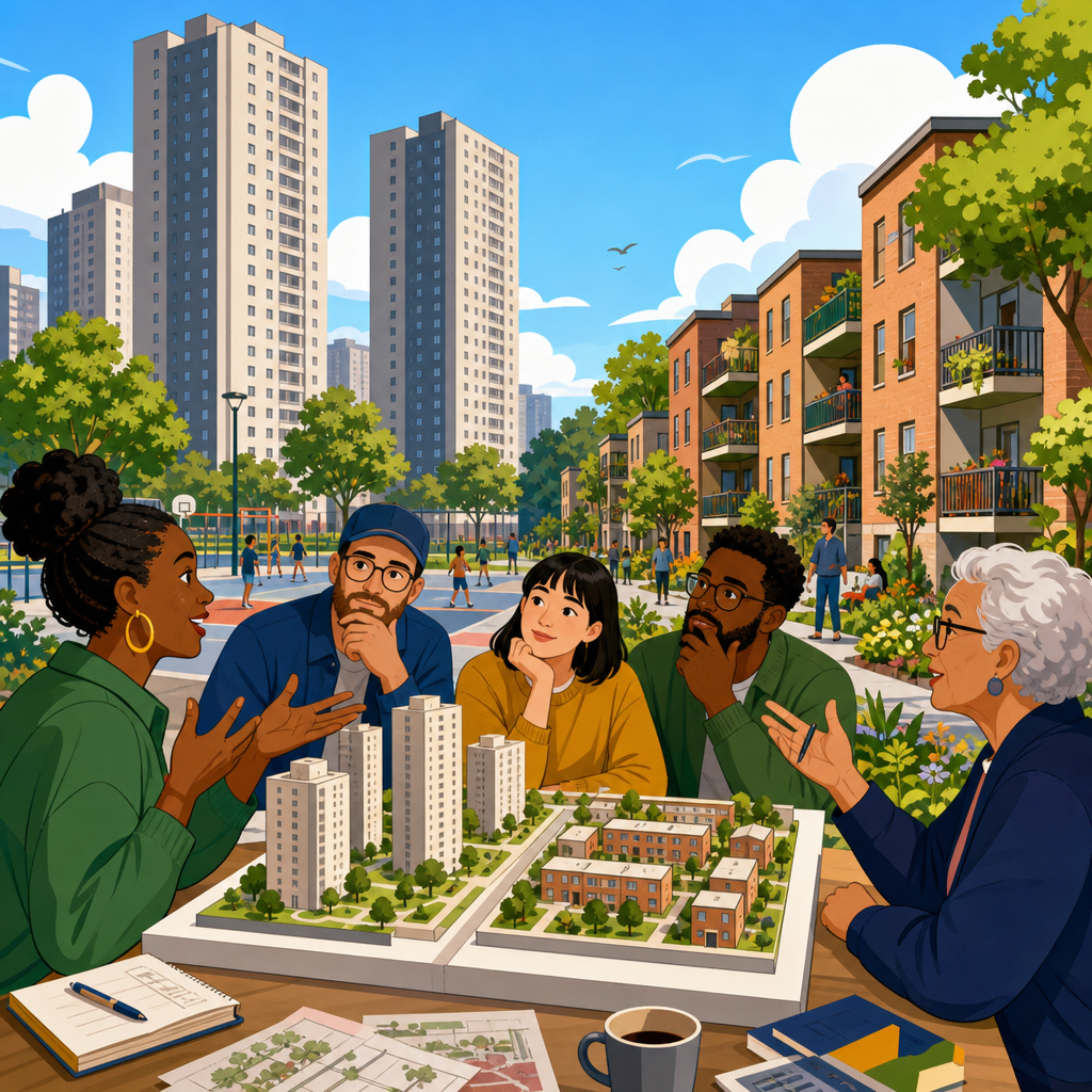 Public Housing Towers, Garden Apartments, and the Debate Over Design Typologies