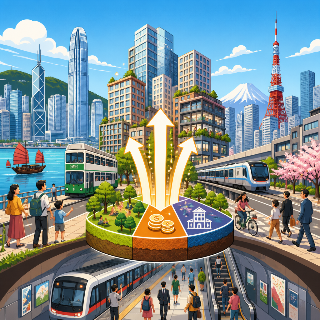 Land Value Capture in Hong Kong, Tokyo, and Other High-Transit Cities