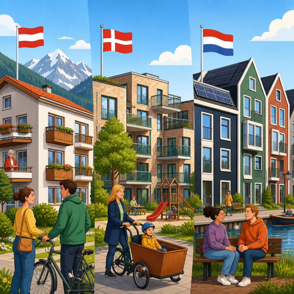 Social Housing in Austria, Denmark, and the Netherlands: Key Differences